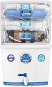 KENT Elegant RO Water Purifier | 4 Years Free Service | Multiple Purification Process | RO + UF + TDS Control + UV LED Tank | 8L Tank | 15 LPH Flow | White price in India.