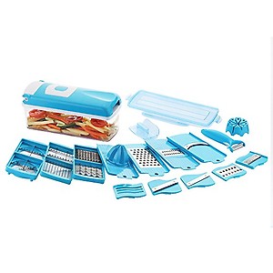 Slings 15-in-1 Plastic Multi Chopper Set, 15-Pieces, Green price in India.
