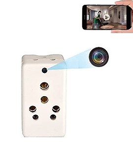 FREDI HD PLUS Spy Plug Camera with 64 GB INBUILT Space Work with Continue Power Watch 24hrs Live Video Streaming Feed, 1080p Full HD Video/Audio recordering (iWFCam APP) price in India.