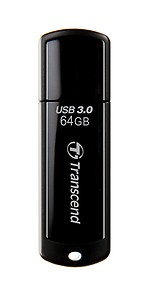 Transcend JetFlash 700 64GB USB 3.0 Pen Drive (up to 80MB/s) (TS64GJF700) price in India.