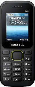 Rocktel W8 Dual Mobile Black+Green price in India.
