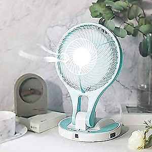 NEXA PRIME Table fan Rechargeable Portable Folding fan, High 2 Speed Table Fan with LED Light for Home, Office Desk, Kitchen {MULTICOLOUR } price in India.