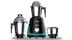 D.M Electric Ameo Neo 750-Watt Mixer Grinder with MaxiGrind and Motor Vent-X Technology (3 Stainless Steel Jars, Black & Green) price in India.