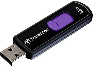 Transcend JetFlash 500 32GB USB 2.0 Pen Drive(Black/Purple) price in India.