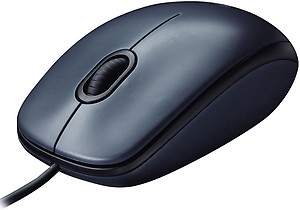 Logitech M90 Wired Optical Mouse  (USB, Black) price in India.