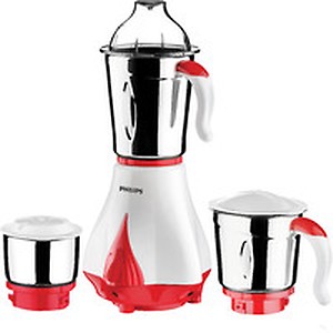 PHILIPS HL7510/00 550 W Mixer Grinder (3 Jars, Red, White) price in India.