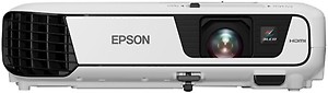 Epson EB-S31 (3200 lm / Wireless / Remote Controller) Portable Projector  (White) price in India.