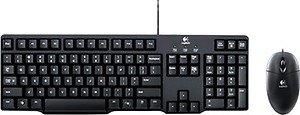 LOGITECH MK100 KEYBOARD AND MOUSE COMBO price in India.