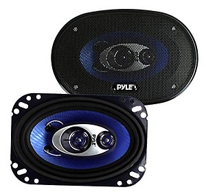 Pyle PL463BL 4-Inch x 6-Inch 240-Watt 3-Way Speakers price in India.