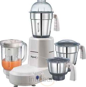 Pigeon Splendour JX 750 Watt Juicer Mixer Grinder with 4 Stainless Steel Jars for Juice, Dry Grinding, Wet Grinding and Making Chutney price in India.