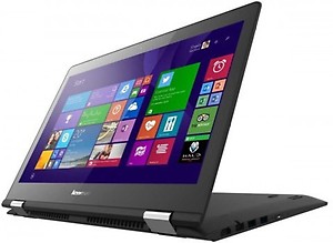 Lenovo Yoga 500 2-in1 Laptop (80R50086IH) (6th Gen Intel Core i7- 8GB RAM- 1TB HDD- 35.56 cm(14) Touch- Windows 10- 2GB Graphics) (Black) price in India.