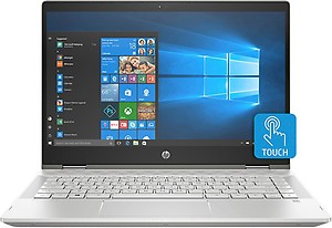 HP Pavilion x360 Intel Core i5 8th Gen 8250U - (8 GB + 16 GB Optane/1 TB HDD/Windows 10 Home/2 GB Graphics) 14-cd0053TX 2 in 1 Laptop(14 inch, Mineral Silver, 1.68 kg, With MS Office) price in India.