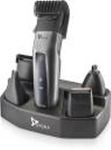 Syska HT3052K/02 Trimmer 50 min Runtime 10 Length Settings  (Silver, Black) price in India.