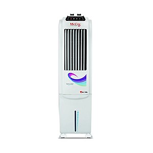 McCoy Jet 54L 54 Ltrs Honey Comb Tower Air Cooler Without Remote Control (White/Black) price in India.