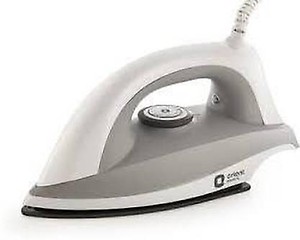 Orient Electric Fabrimate 1000 Watt Premium Dry Iron for clothes with American Heritage Coated Non Stick Soleplate | Silver Layered Thermostat for Better Heat Conductivity| 2 Years Replacement Warranty | ISI Approved price in India.