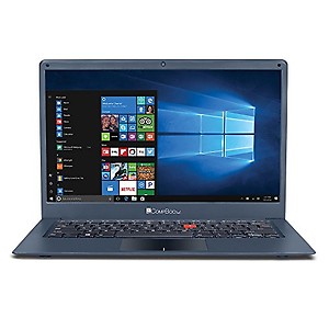 iBall CompBook M500 (Celeron N3350/4GB/32GB/35.56cm(14)/W10/INT) Blue price in India.