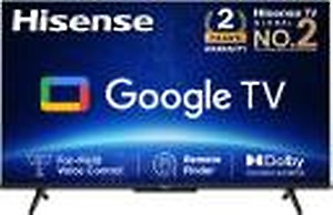 Hisense 126 cm (50 inch) 2Yr Warranty 4K Ultra HD Smart Google LED TV 50A6H (Black) (2022 model) with Dolby Vision and ATMOS price in India.