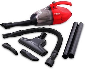 Eureka Forbes Compact 700 Watts Powerful Suction & Blower Vacuum Cleaner with Washable HEPA Filter & 6 Accessories,Compact,1 Year Warranty,Light Weight & Easy to use (Red & Black) price in India.