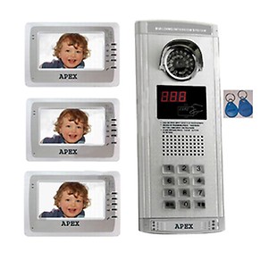 Apex Multi Apartment Vdo Door Phone System Console Camera price in India.