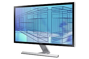 Samsung LU28D590DS/XL 27.87 inch LED Backlit LCD Monitor (Matt Black & Metal Silver) price in India.