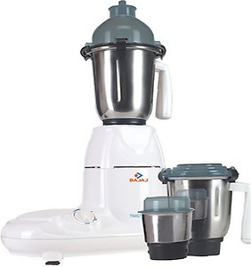 Bajaj Twister Mixer Grinder, 750W, 3 Jars (White) price in India.