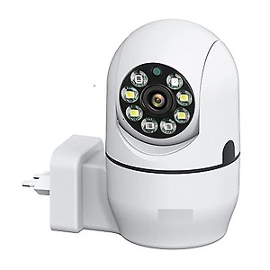 SIOVS Plug 360° Home Office WiFi Camera Outdoor PTZ CCTV | 1080P Full HD Night Vision Security Camera HD 1080p WiFi Night Vision 24hours Continuous Recording Spy CCTV Dome PTZ price in India.
