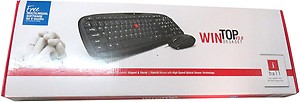 iBall Wintop Soft Key Keyboard and Optical Mouse Combo with Water Resistant Design I Ergonomic & Comfortable Design I Water Resistance I Connectivity-USB Black price in India.