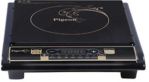 Pigeon Rapido Touch DX Induction Cooktop  (Black, Touch Panel) price in .