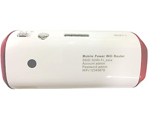 VOX Portable 3G Wireless Router Wi-Fi Hotspot with inbuilt 5200mAh Mobile Power Bank price in India.