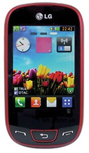 LG T515 (Wine Red)( Sandisk 4GB Memory Card ) price in India.