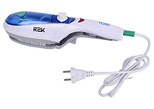 R2K Portable Steam Iron Handheld Tobi Garment Steamer (White and Blue) price in India.