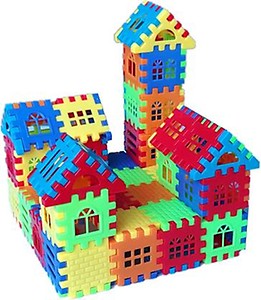 Learn With Fun Happy House Building Blocks, Learning/Educational Puzzle Toy,Best Gift for Kids  (Multicolor)
