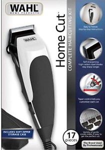 WAHL 9243-4724 Hair Clipper Trimmer 30 min Runtime 10 Length Settings  (White, Black) price in India.