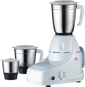 Bajaj GX-8 750W Mixer Grinder with Nutri Pro Feature, 3 Jars, White price in .