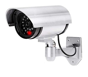 TOKEZO Dummy Security Fake Bullet Camera with Flashing Red LED IR Wireless Camera price in India.