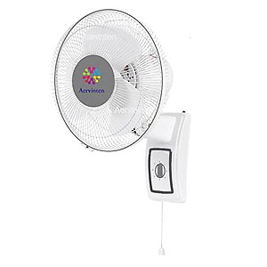 Aervinten Wall Fan High Speed Long Air Delivery with Powerful Motor 3 Speed Control 300 mm 12 Inch All Purpose Wall/Table Fan 1 Year Warranty || RD85 price in India.