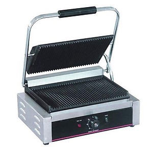 MAZORIA Commercial Sandwich Maker Griller for Jumbo Breads – Heavy Duty Electric Sandwich Press, Non-Stick Plates, Quick Heating for Café, Restaurant & Home Use price in India.