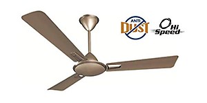 Crompton New Aura Prime 1200 mm (48 inch) High Speed Anti Dust Ceiling Fan with Duratech Technology (Titanium Rose Gold) price in India.