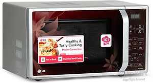 LG 21 L Convection Microwave Oven  (MC2143BPP, Silver) price in India.