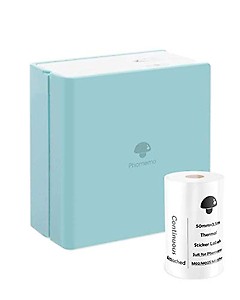 Phomemo Mini Printer - M02 Portable Handheld Wireless Printer, Compatible with iOS & Android, Thermal Sticker Printer for Work List, Study Note, Journal, Kitchen Classification - Ice Cream Green price in India.