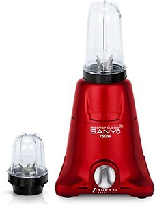 MasterClass Sanyo NIAA Origional Best Kwality 750-watts Mixer Grinder with 2 Bullets Jars (530ML and 350ML) TAMG245, Color Black-Silver. Manufacturing Since 1984 Marketing & Servicing. price in India.