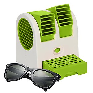 SPORA Mini portable air coller with Stylish Folding Sunglass for home/Office/Car/Garden price in India.