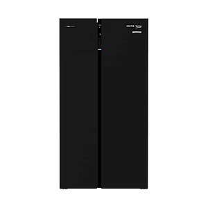 Voltas Beko RSB665GBRF 640 Litres Frost Free ProSmart Inverter Side-by-Side Refrigerator (Neo Frost Dual Cooling, Glass Black) price in India.