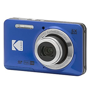 KODAK PIXPRO FZ55-BL 16MP Digital Camera 5X Optical Zoom 28mm Wide Angle 1080P Full HD Video 2.7" LCD Vlogging Camera (Blue) price in India.
