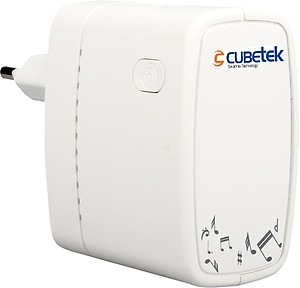 Cubetek Airmobi iPlay2 Wifi 300 mbps Wireless Router  (White, Single Band) price in India.