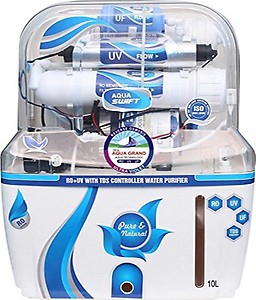 ROYAL AQUAFRESH Golden Audy 12L RO UV UF TDS Mineral Water Purifier (Black) (1 Year Warranty On Pump & SMPS) price in India.