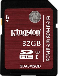 KINGSTON 32 GB SDHC Class 10 90 MB/S Memory Card price in India.