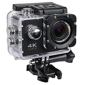 Rambot 2IN1 Camera - Normal+Sports Use Wi-Fi Waterproof Sports 4K Camera - Ultra HD 1080P, 16MP, 2 Inch LCD is Play price in India.