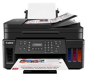 Canon PIXMA MegaTank G7070 All-in-One Wireless Ink Tank Color Printer with Network, FAX and ADF (Black) price in India.
