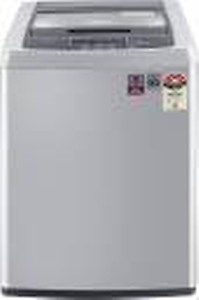 LG 6.5 kg with Smart Diagnosis and Smart Inverter Fully Automatic Top Load Washing Machine Silver  (T65SKSF4Z) price in .